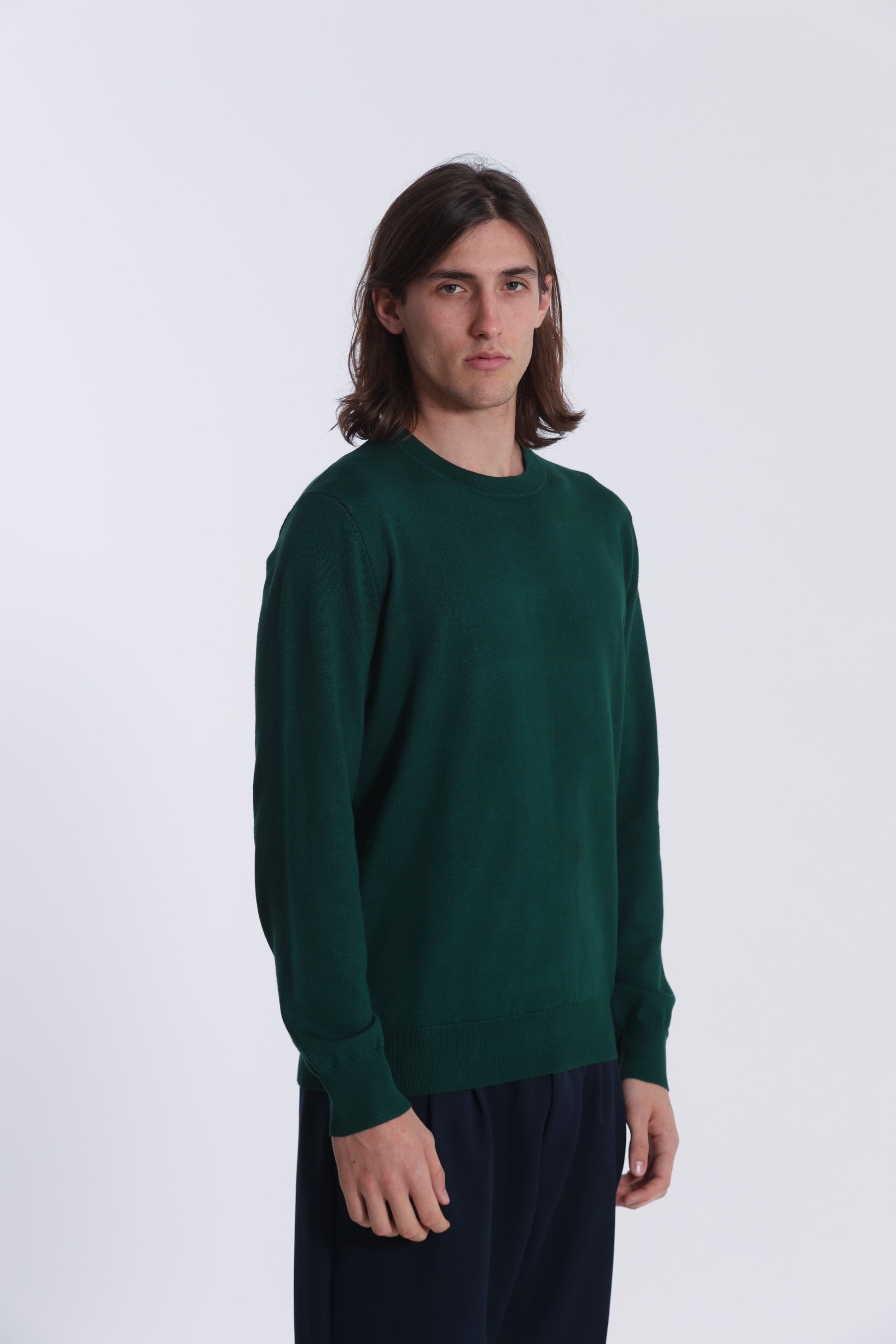 MAGLIA GIROCOLLO BASICA