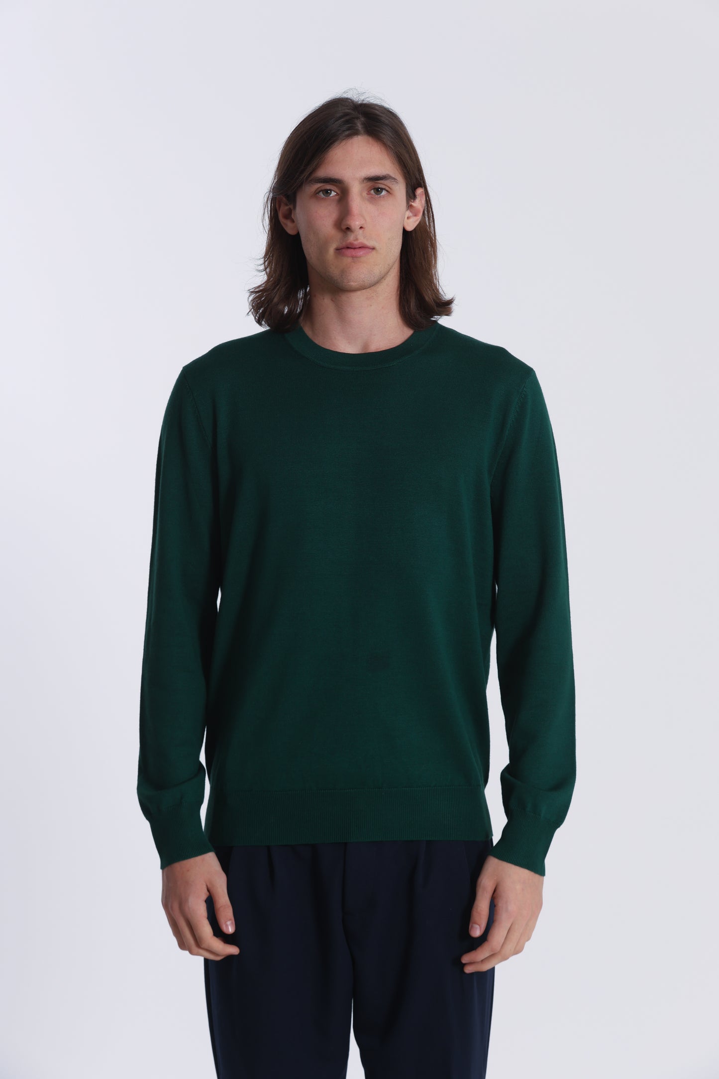 MAGLIA GIROCOLLO BASICA