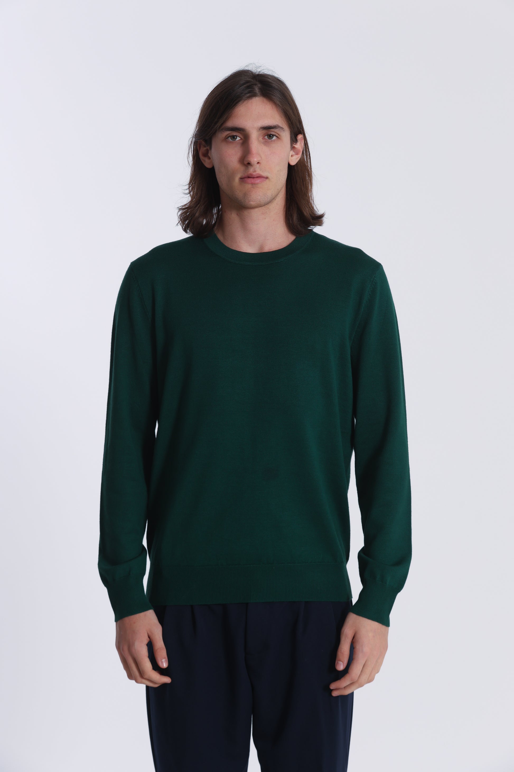 MAGLIA GIROCOLLO BASICA