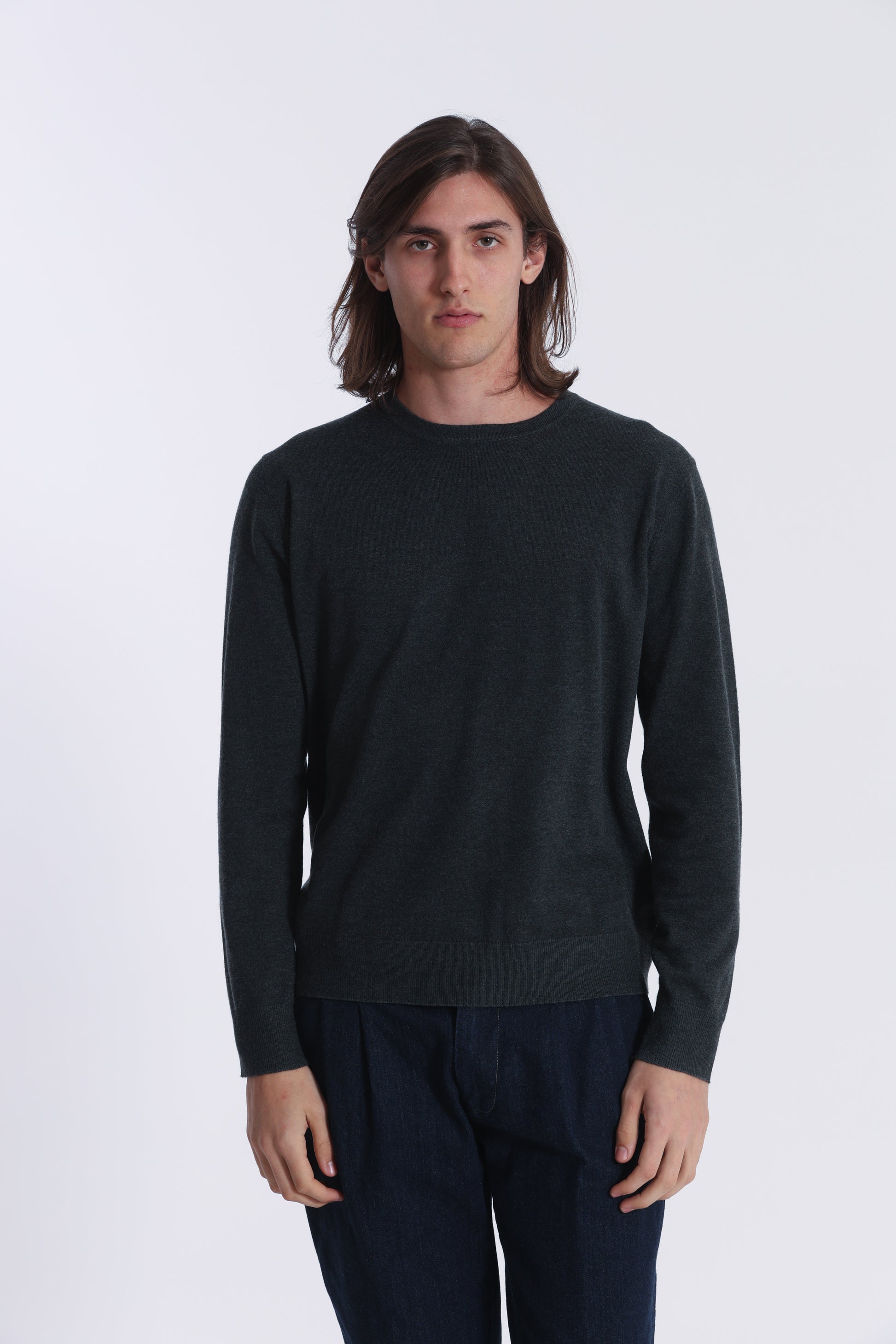 MAGLIA GIROCOLLO BASICA