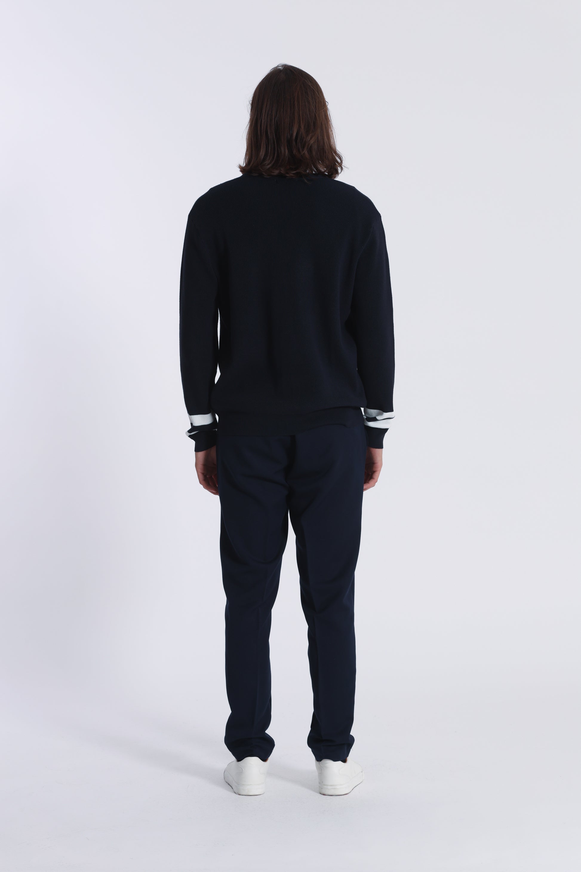 CARDIGAN IN MAGLIA BICOLOR