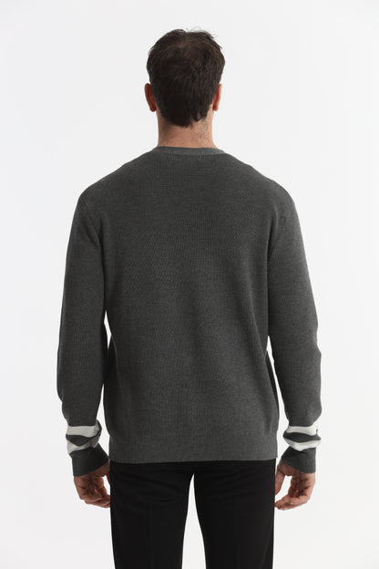 CARDIGAN IN MAGLIA BICOLOR