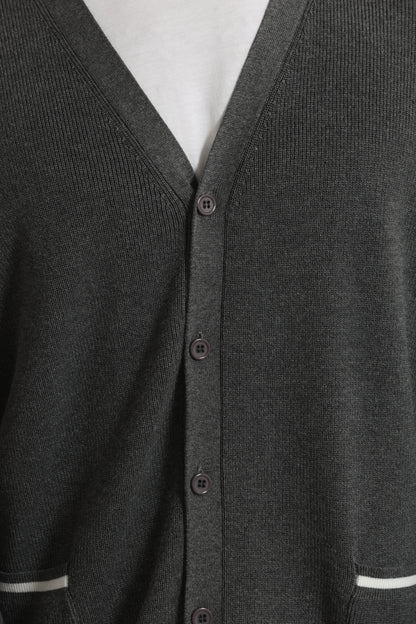 CARDIGAN IN MAGLIA BICOLOR