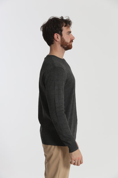 MAGLIA GIROCOLLO CON MOTIVO