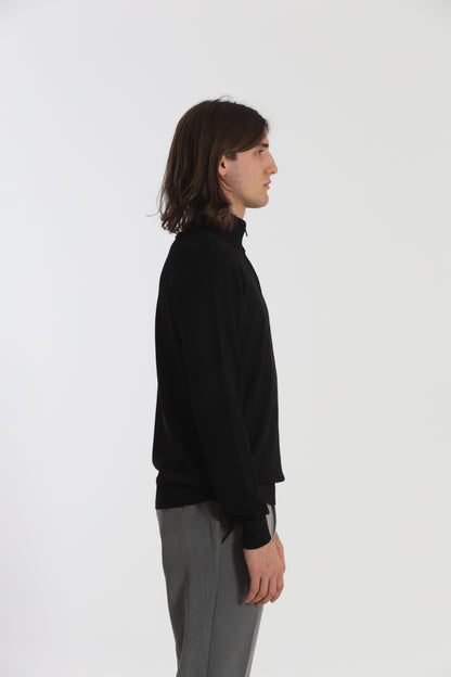 PULLOVER IN MAGLIA CON ZIP