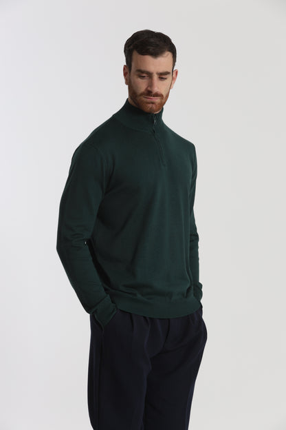 PULLOVER IN MAGLIA CON ZIP