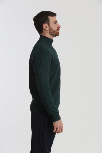 PULLOVER IN MAGLIA CON ZIP