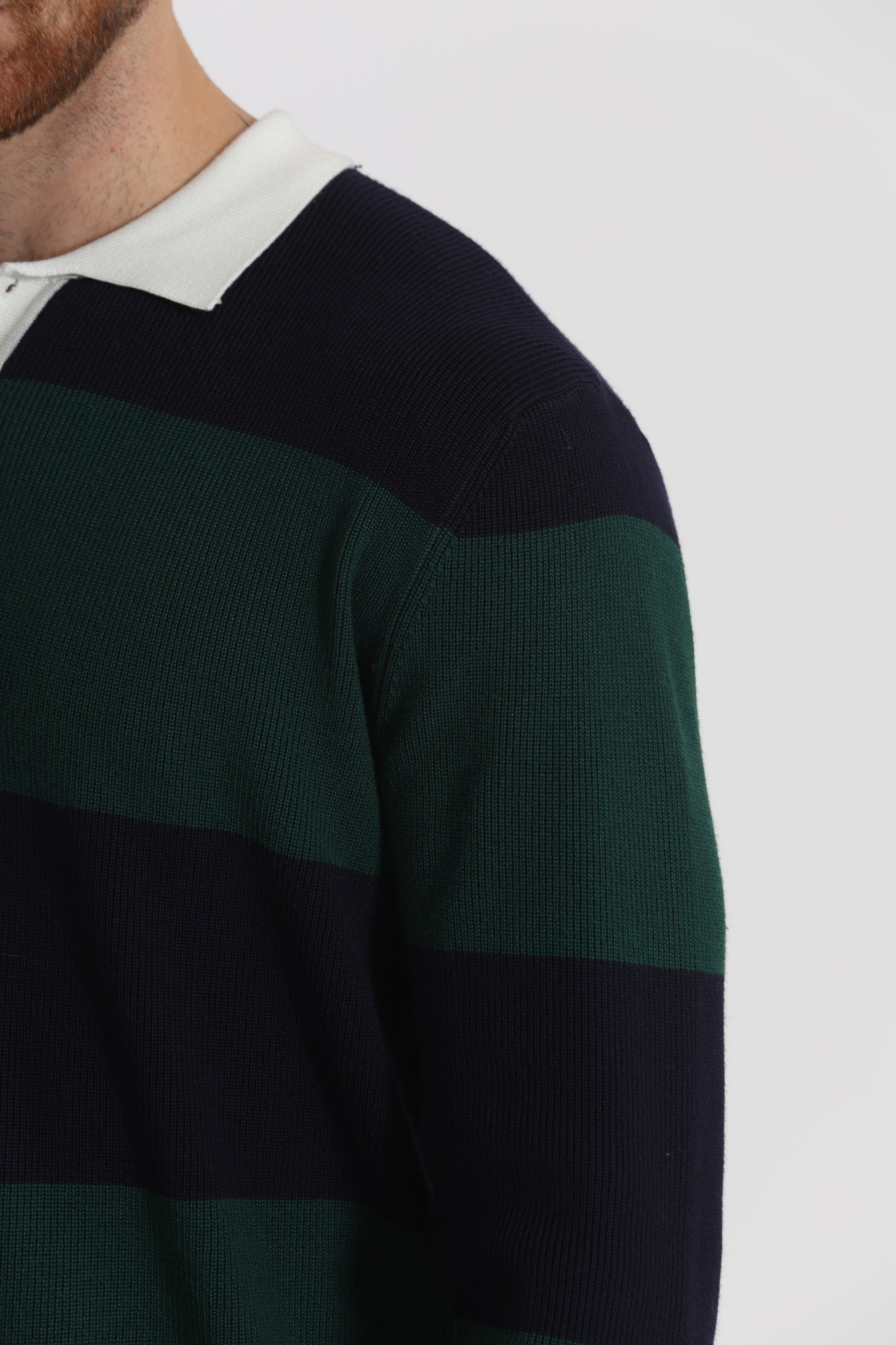 POLO IN MAGLIA A RIGHE