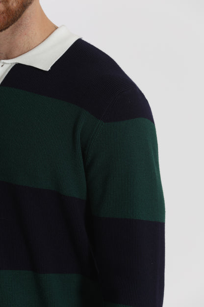 POLO IN MAGLIA A RIGHE