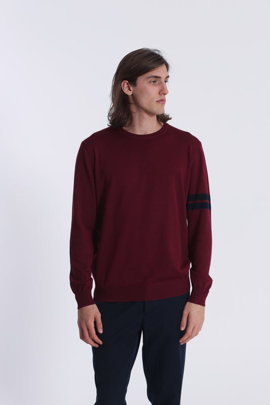 MAGLIA GIROCOLLO CON DETTAGLI