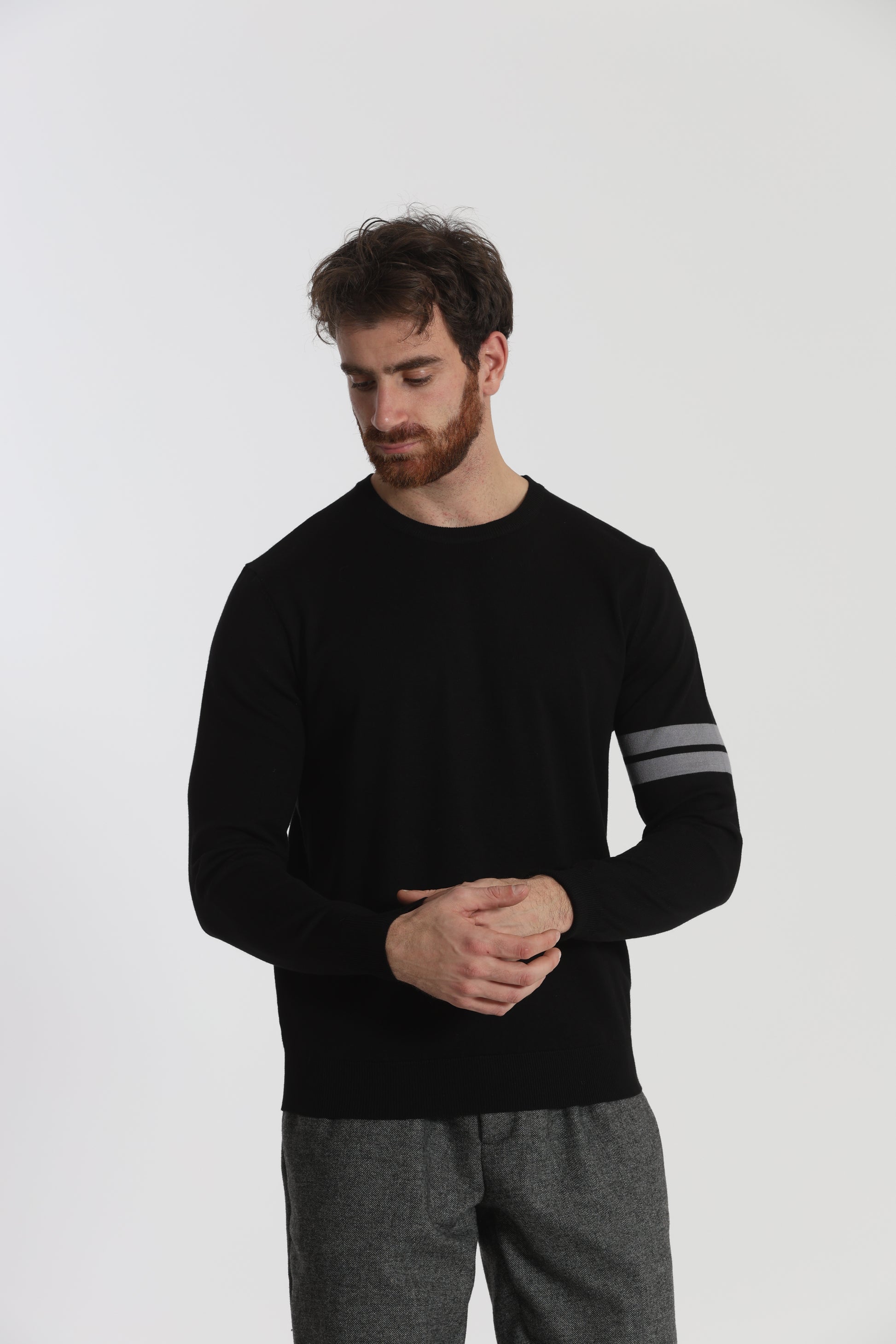 MAGLIA GIROCOLLO CON DETTAGLI