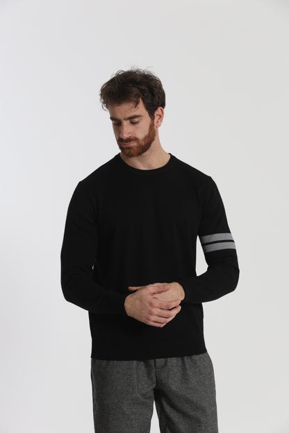 MAGLIA GIROCOLLO CON DETTAGLI