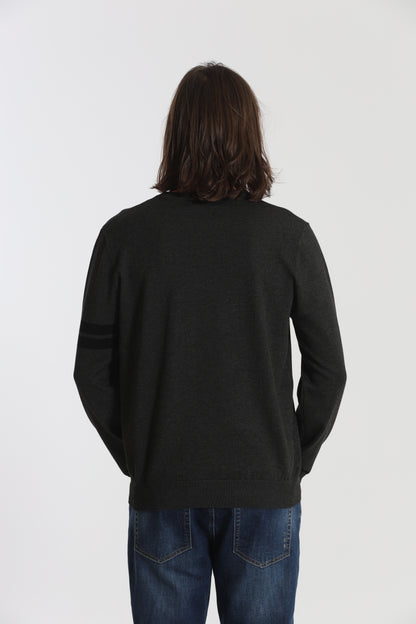MAGLIA GIROCOLLO CON DETTAGLI