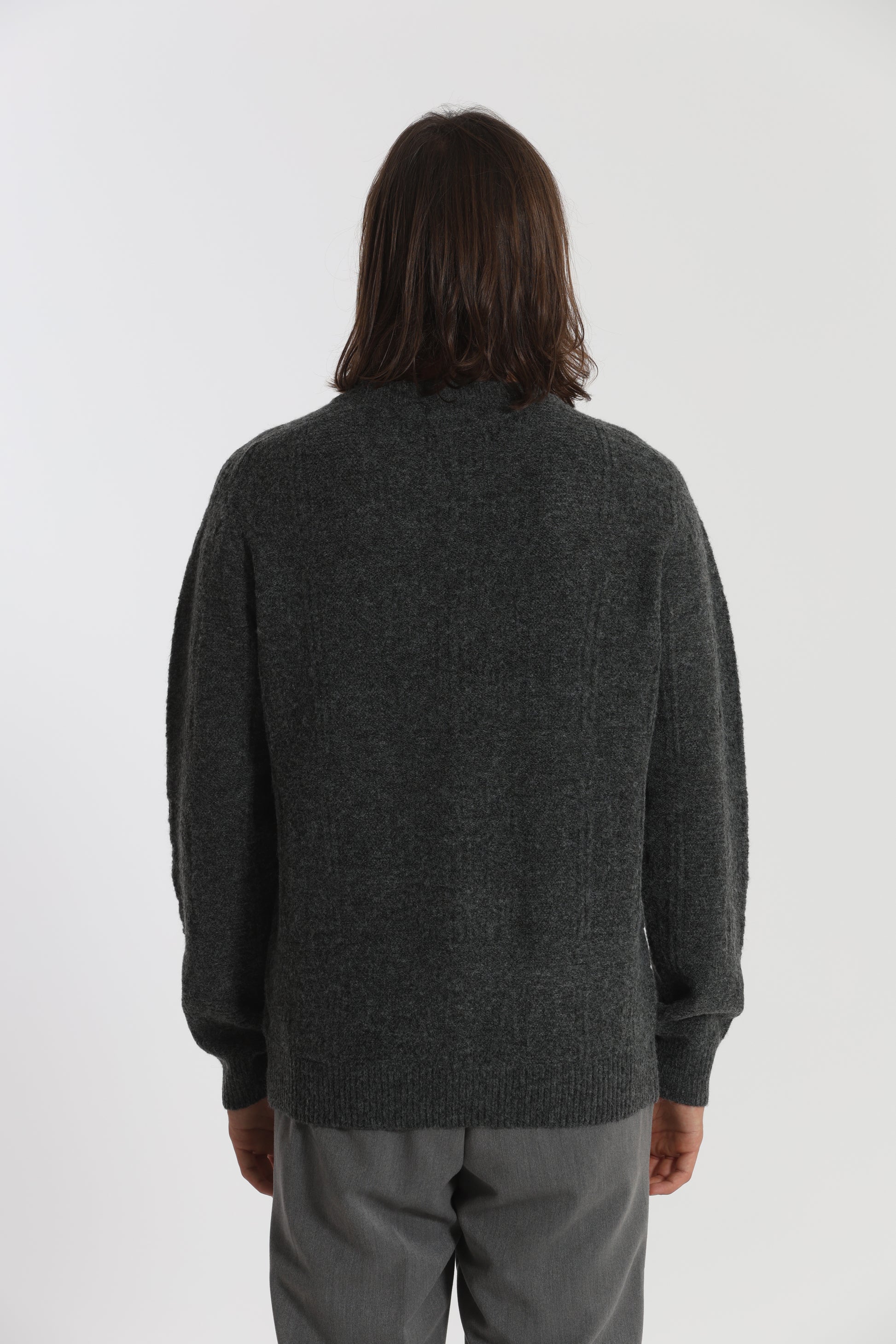 MAGLIA GIROCOLLO CON TEXTURE