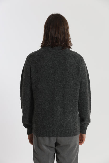 MAGLIA GIROCOLLO CON TEXTURE