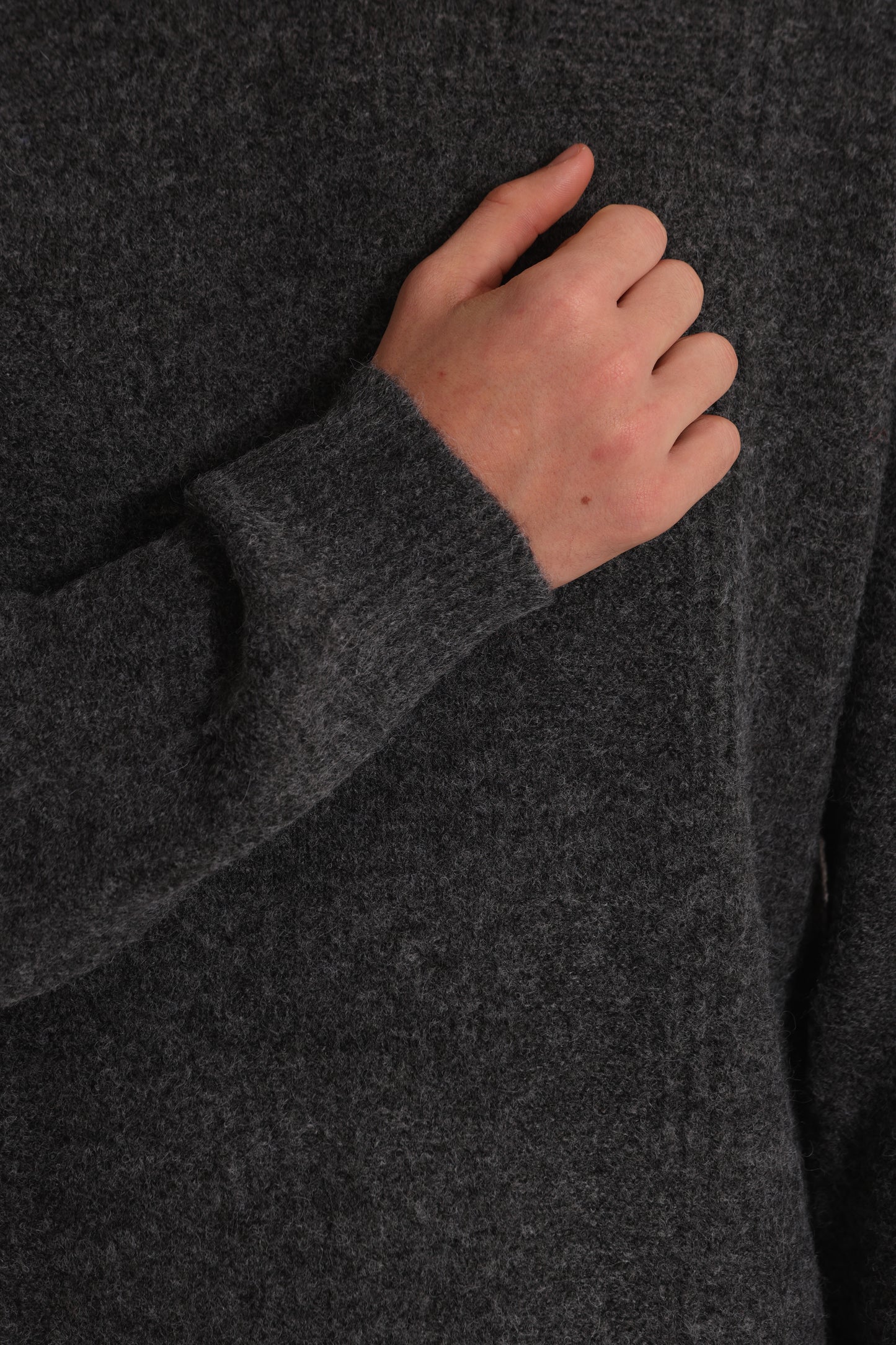 MAGLIA GIROCOLLO CON TEXTURE