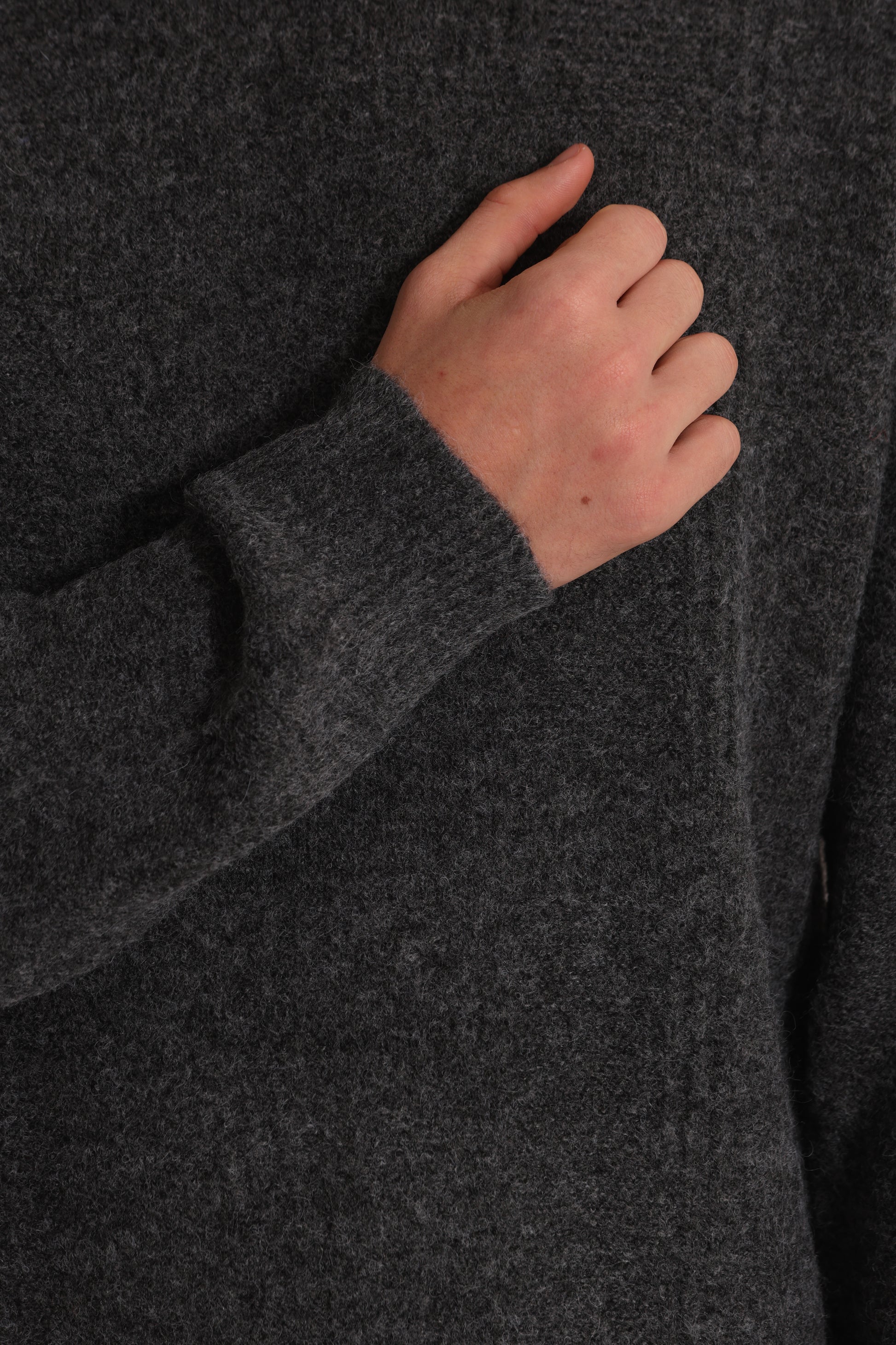 MAGLIA GIROCOLLO CON TEXTURE