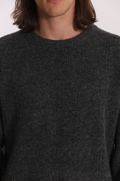 MAGLIA GIROCOLLO CON TEXTURE