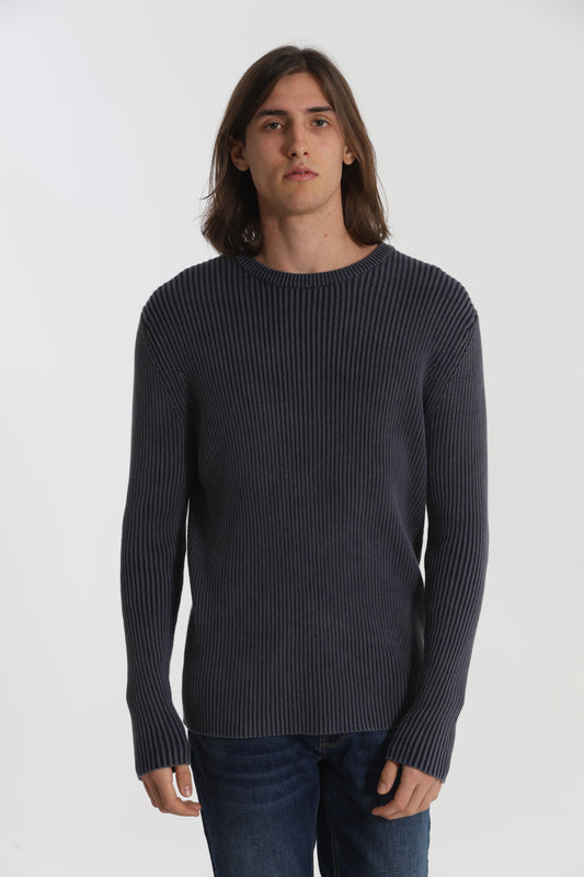 PULLOVER A COSTINE EFFETTO VINTAGE