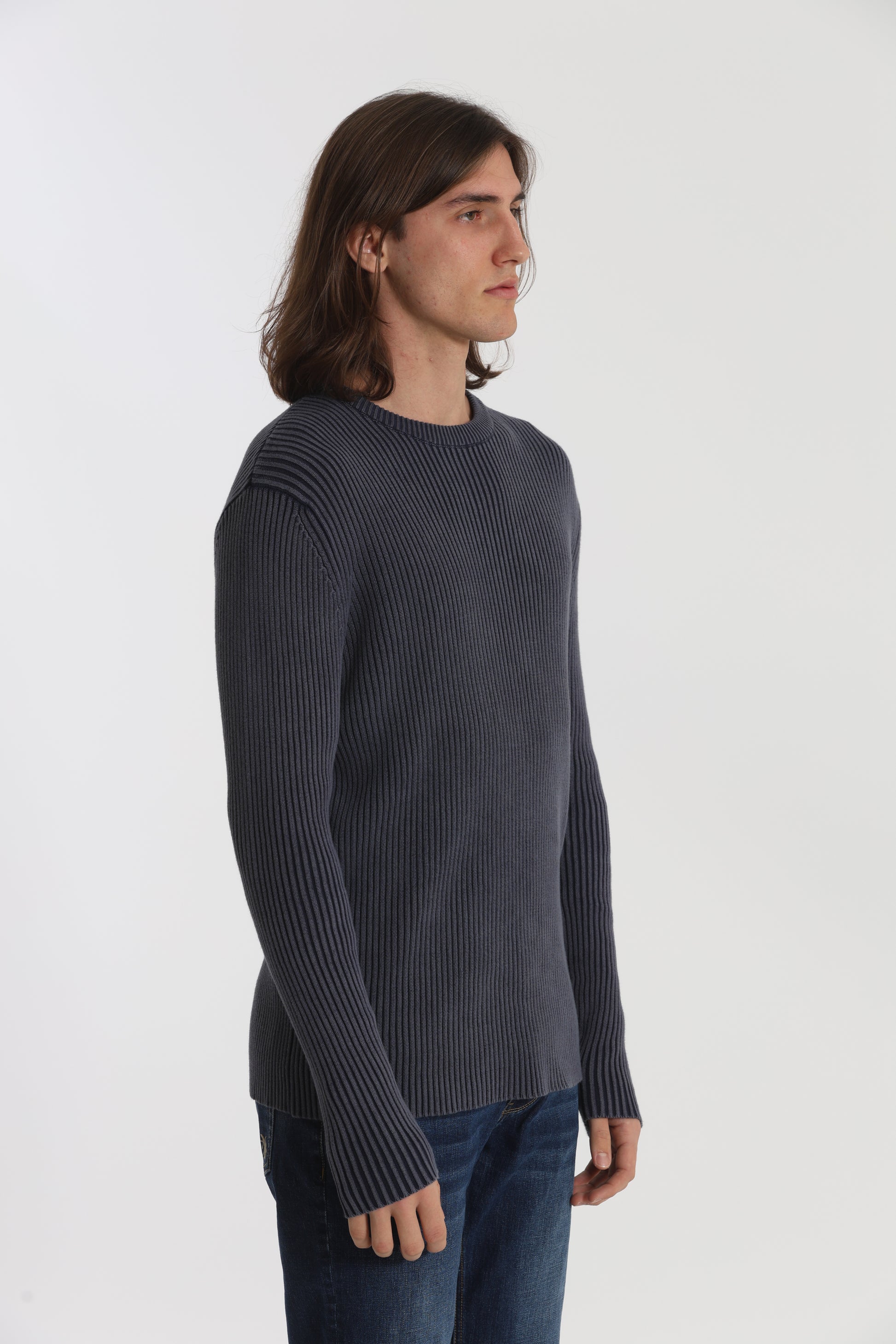 PULLOVER A COSTINE EFFETTO VINTAGE