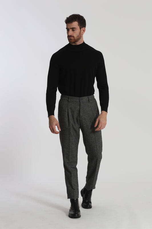 PANTALONI IN MISTO LANA