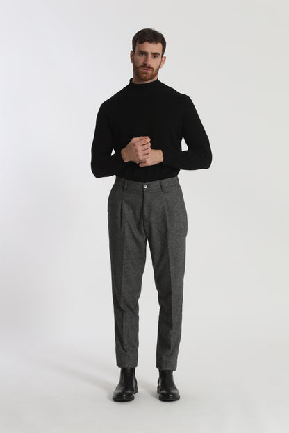 PANTALONI IN MISTO LANA