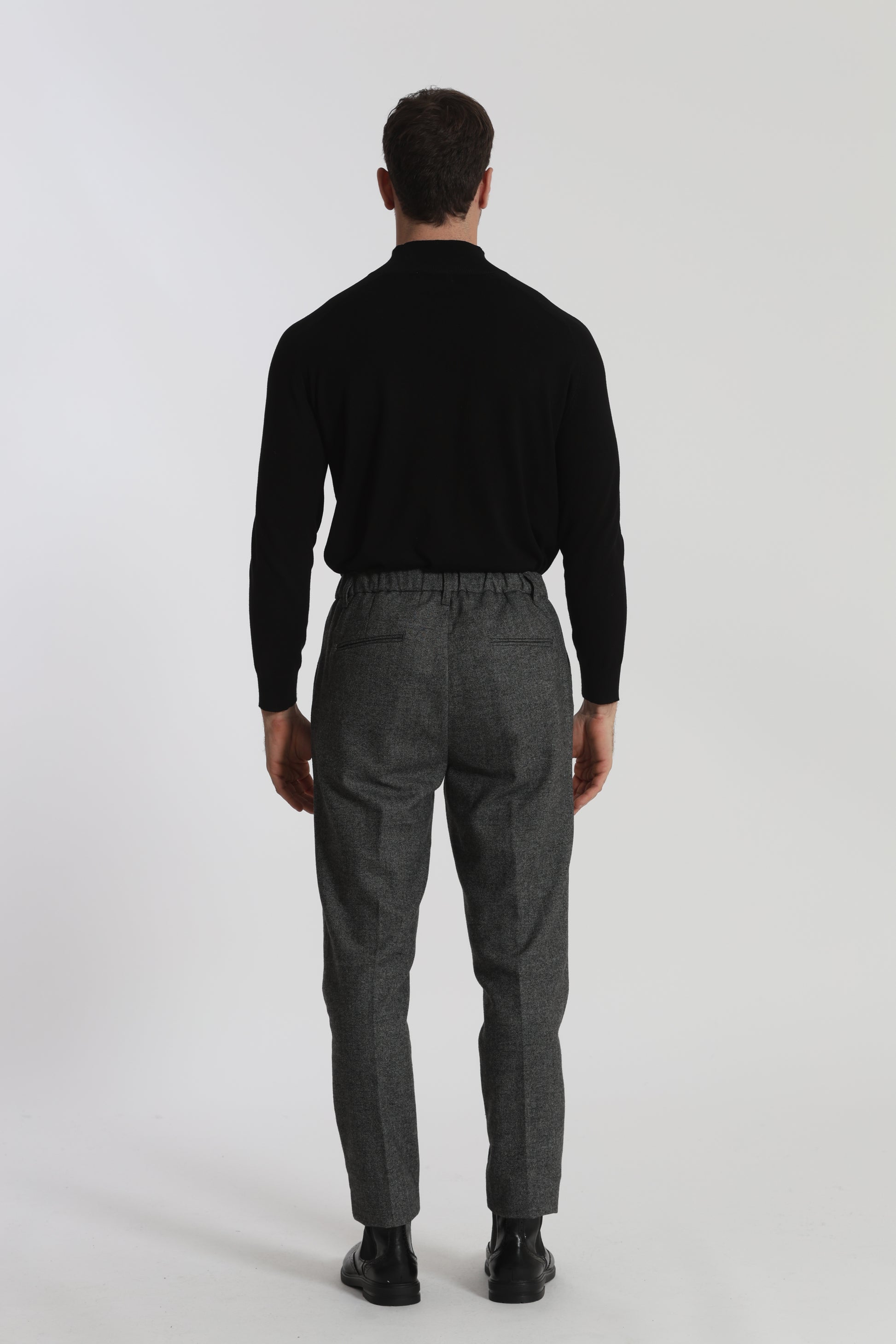 PANTALONI IN MISTO LANA