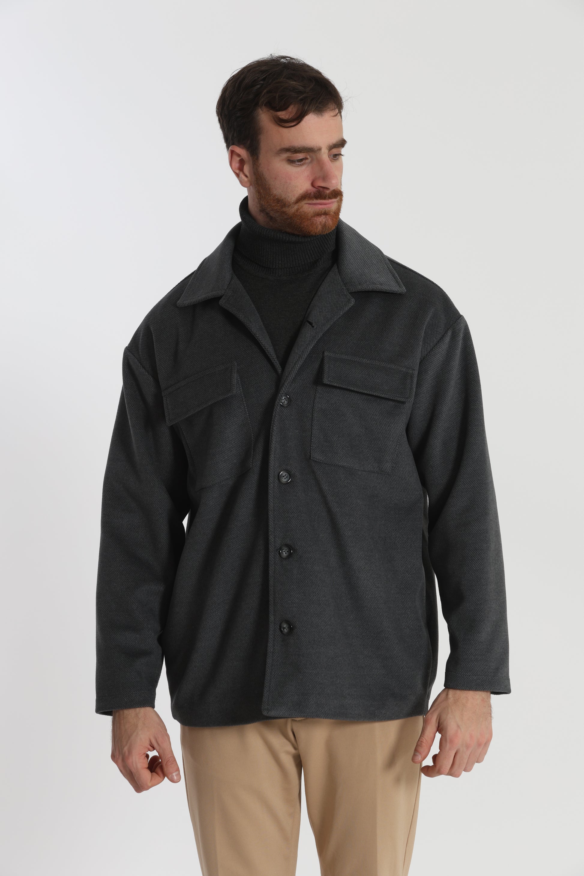 GIACCA CAMICIA CON TASCHE