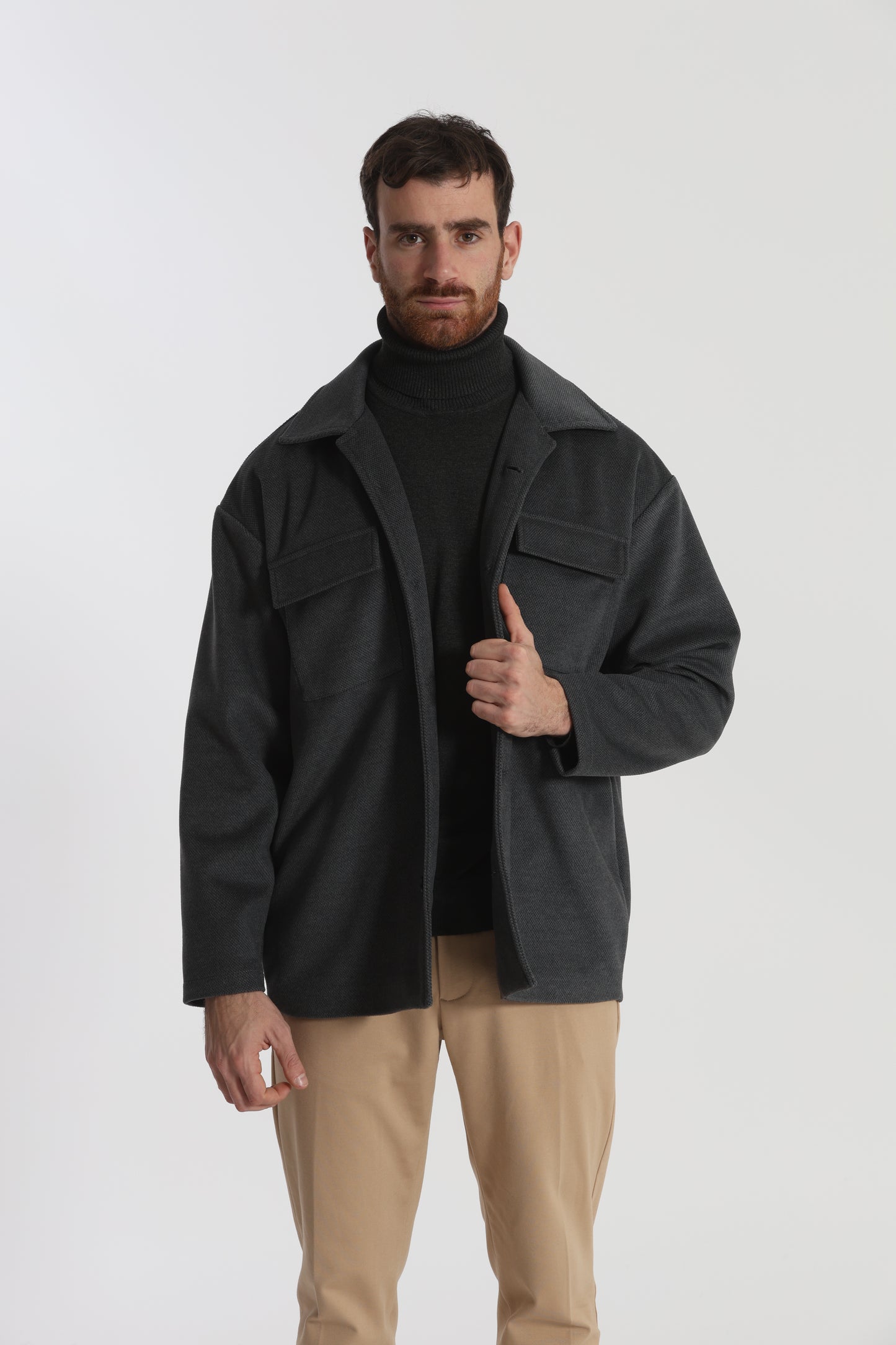 GIACCA CAMICIA CON TASCHE