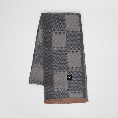 SCIARPA JACQUARD CON MOTIVO DIAGONALE