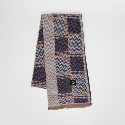 SCIARPA JACQUARD CON MOTIVO DIAGONALE