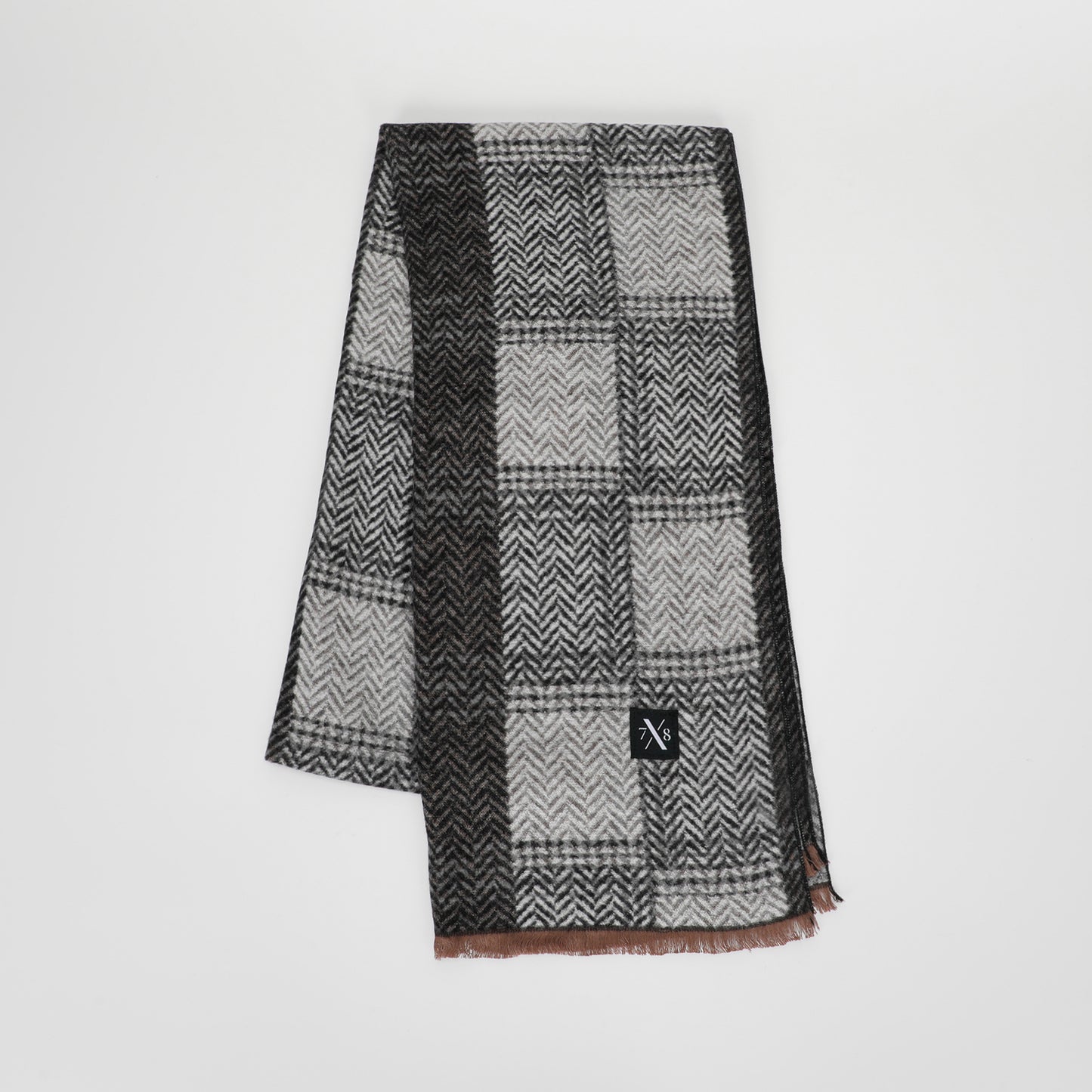 SCIARPA JACQUARD CON MOTIVO DIAGONALE