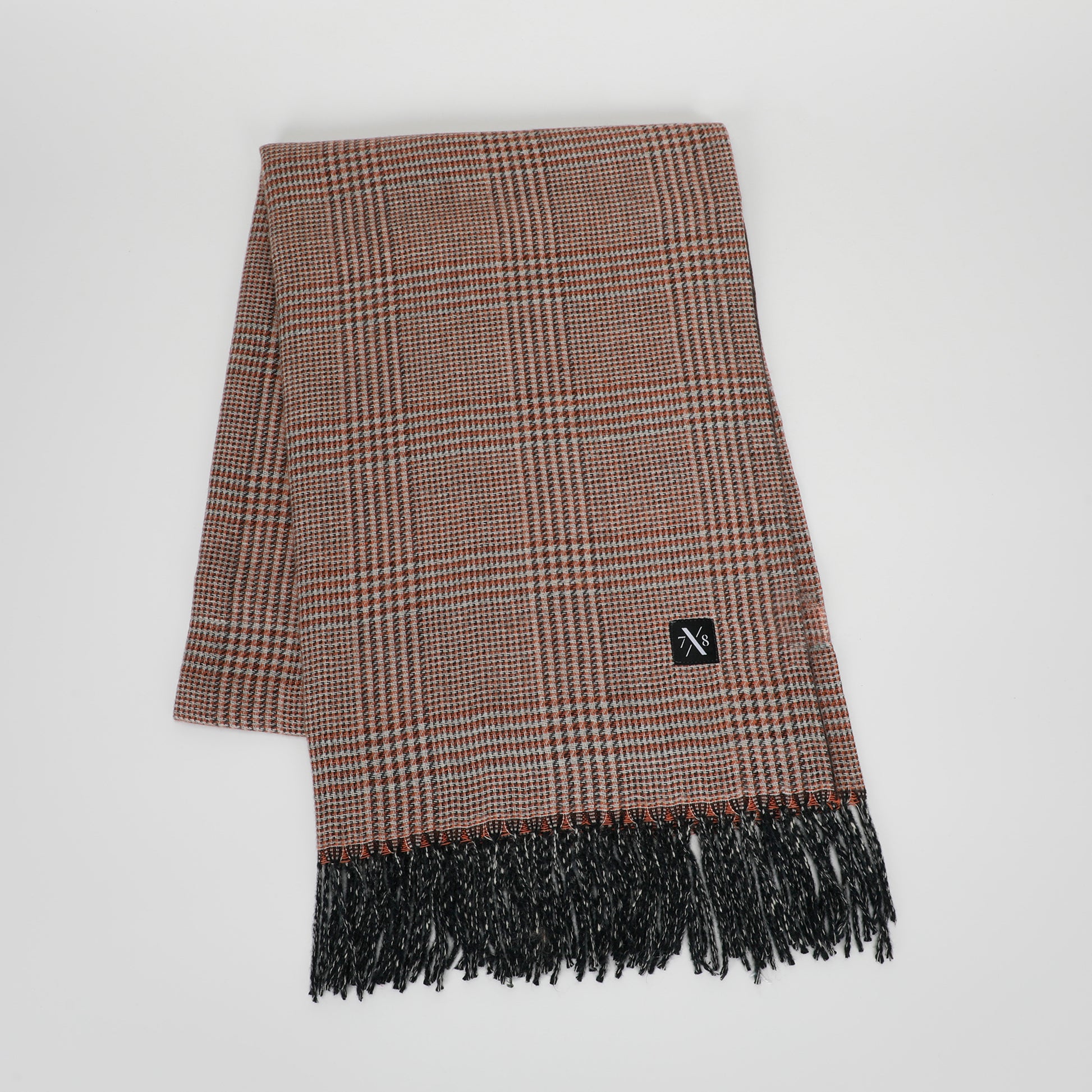 SCIARPA JACQUARD CON MOTIVO GEOMETRICO
