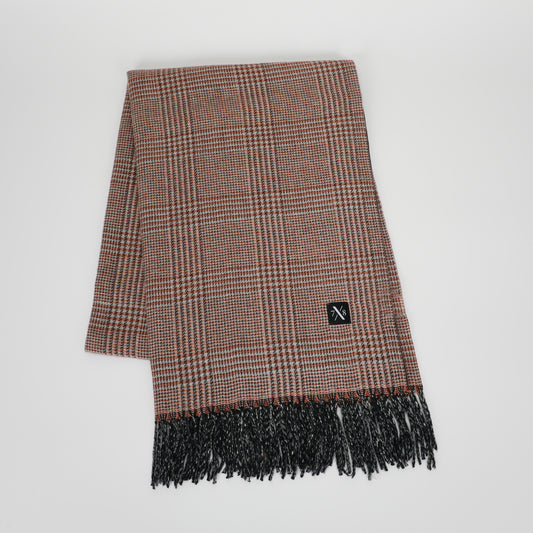 SCIARPA JACQUARD CON MOTIVO GEOMETRICO