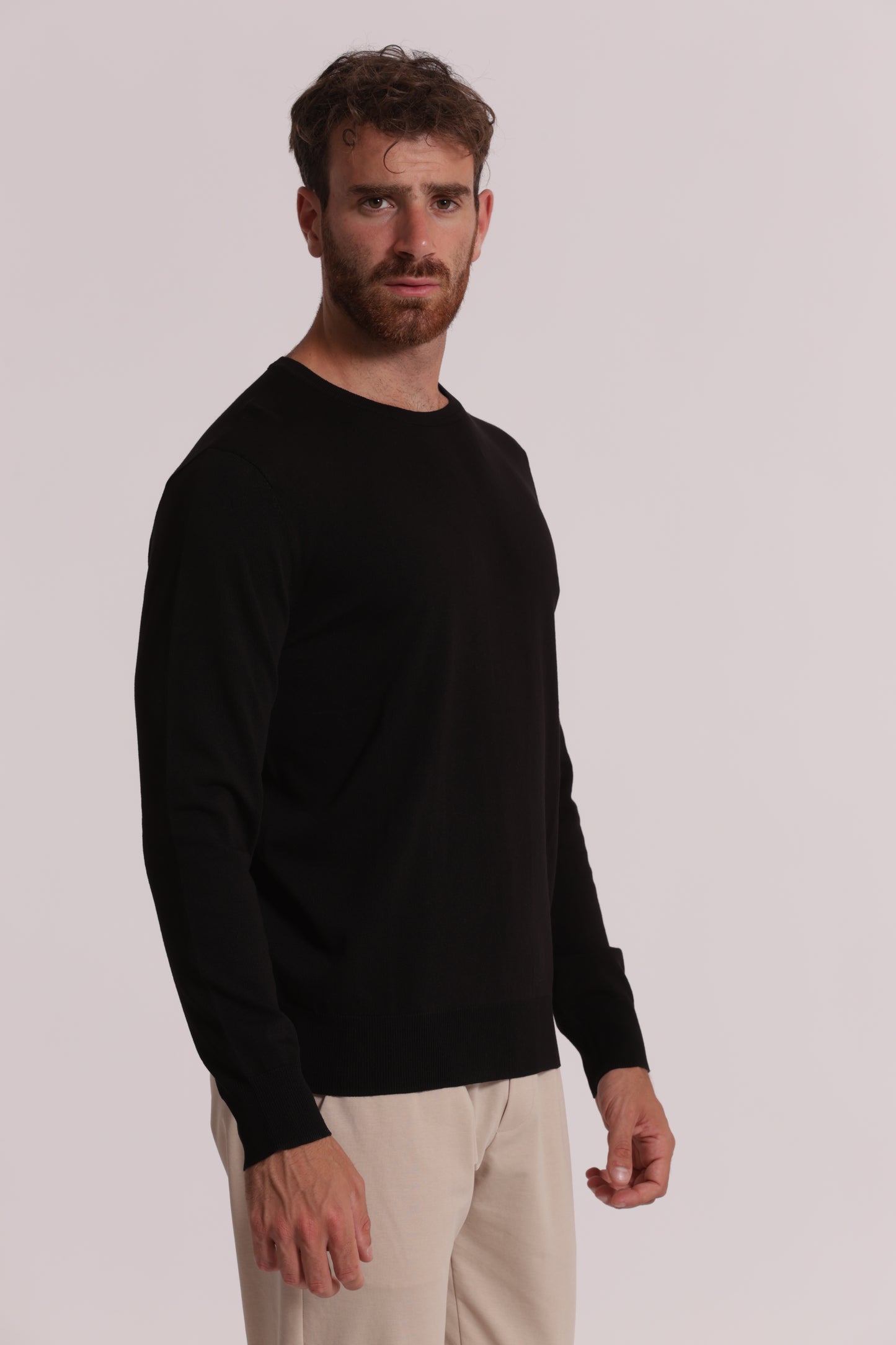 MAGLIA GIROCOLLO IN VISCOSA