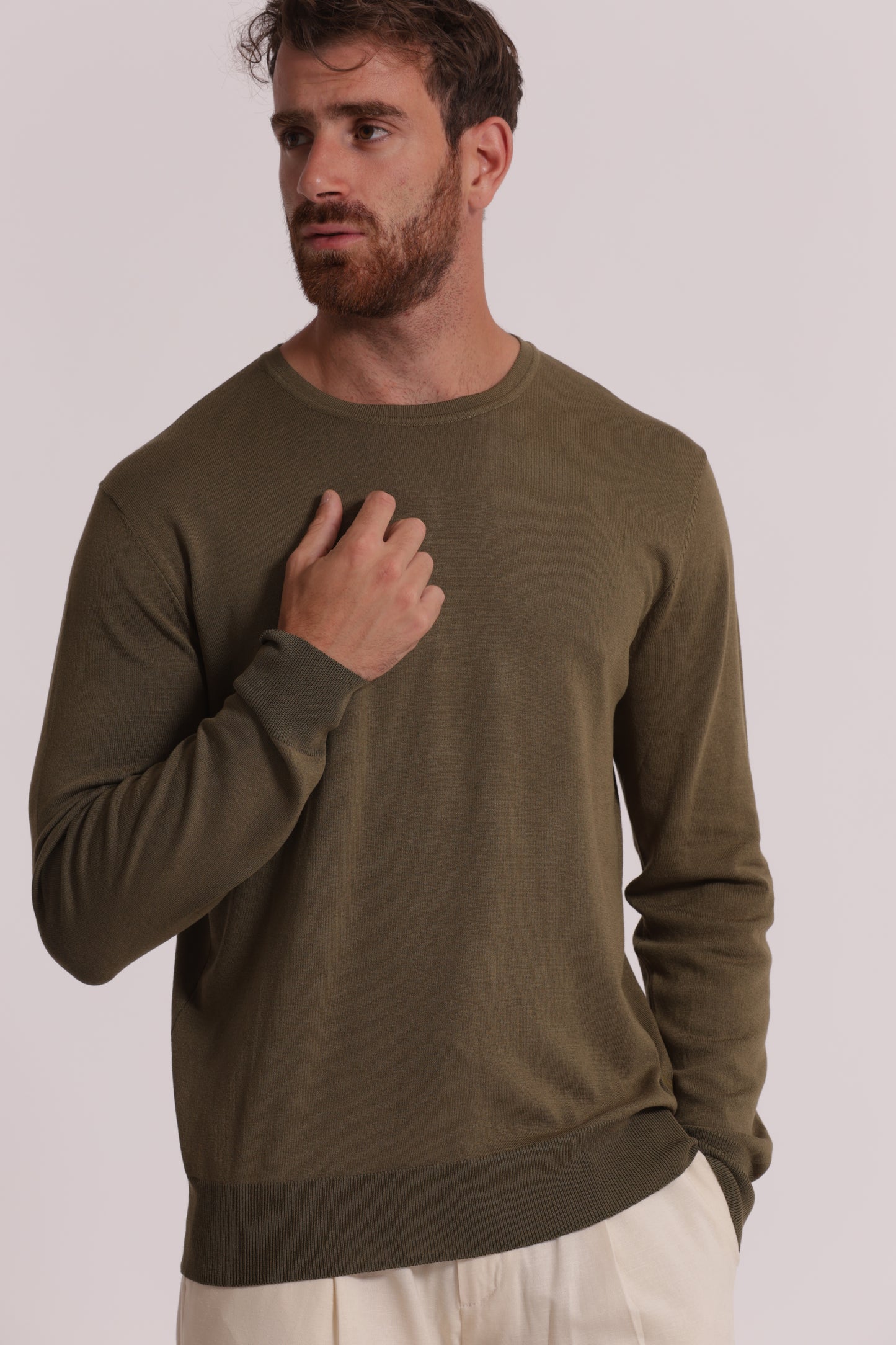 MAGLIA GIROCOLLO IN VISCOSA