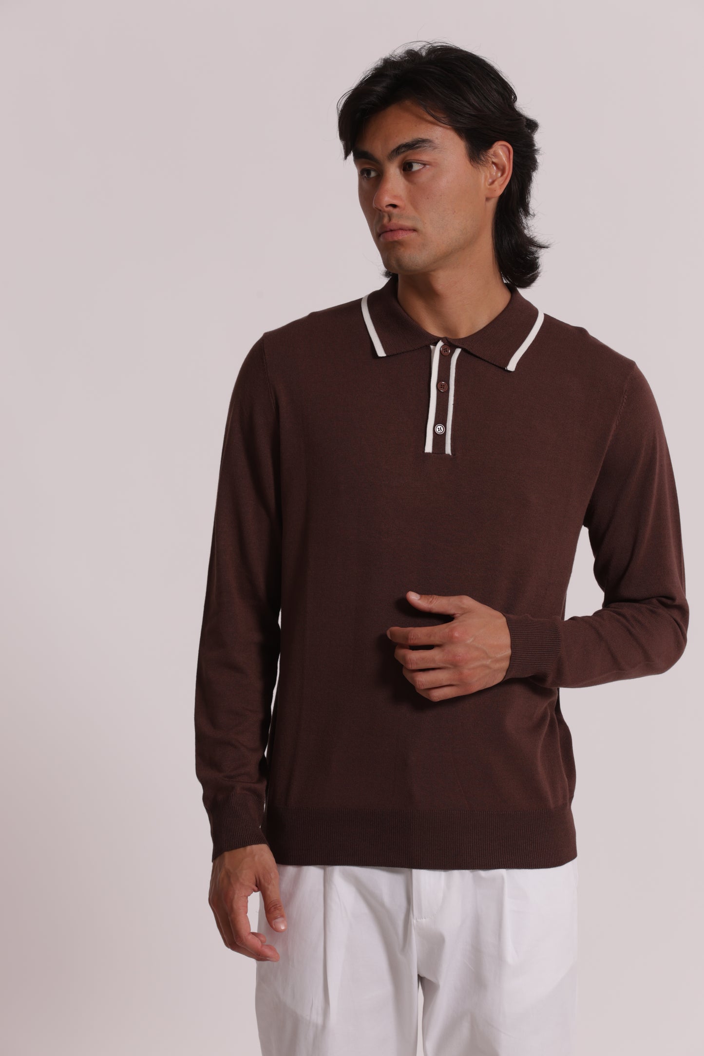 POLO IN MAGLIA IN VISCOSA