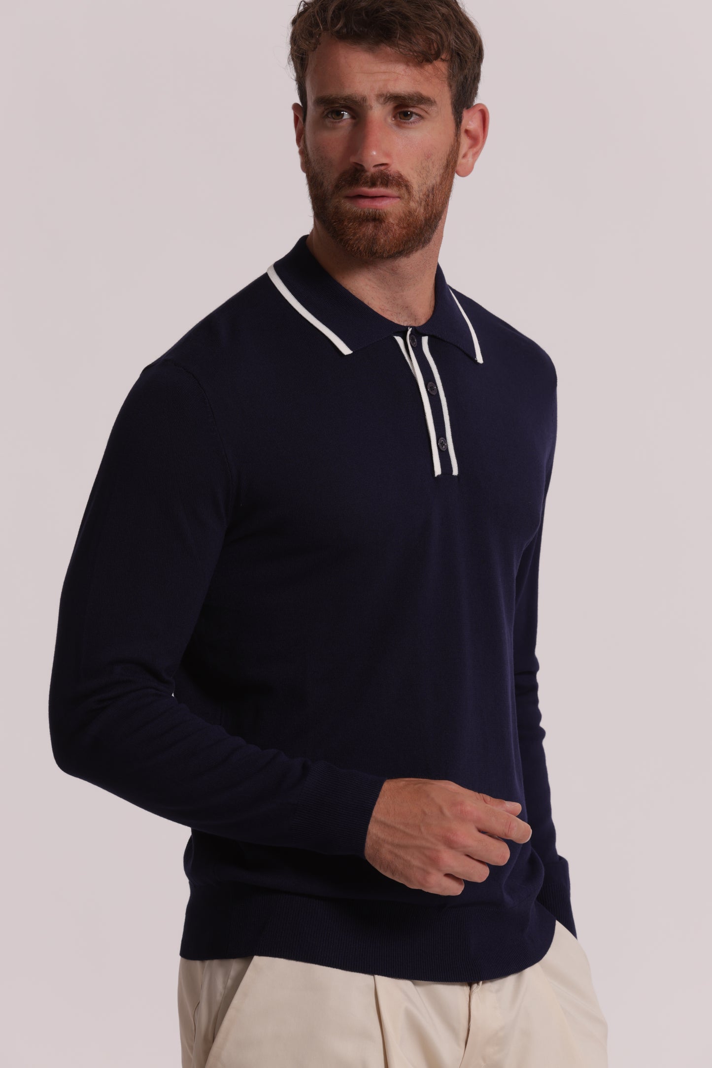 POLO IN MAGLIA IN VISCOSA