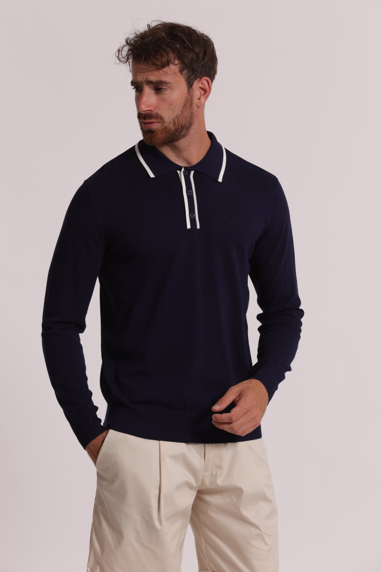 POLO IN MAGLIA IN VISCOSA