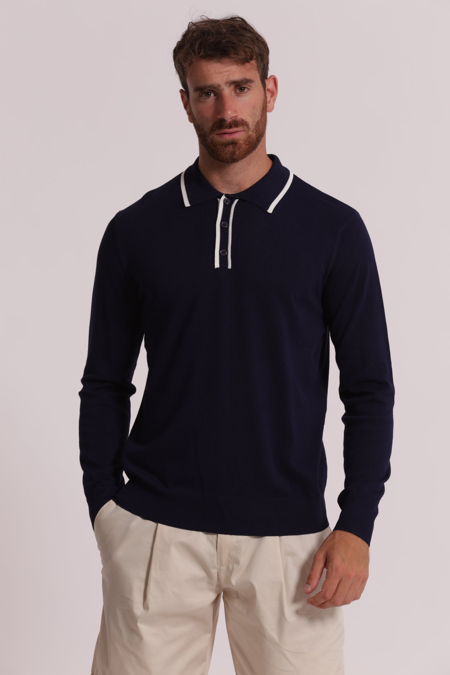 POLO IN MAGLIA IN VISCOSA