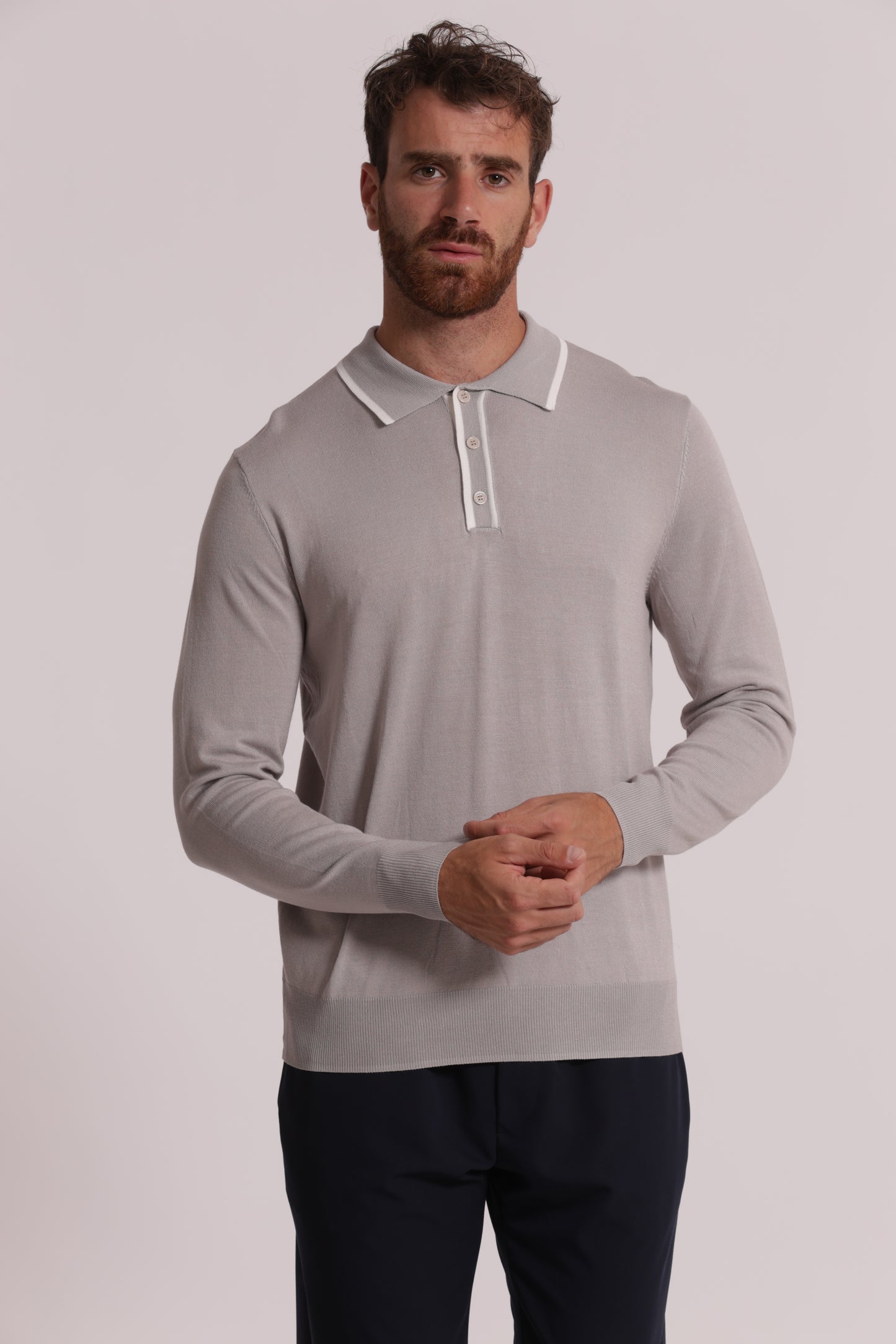 POLO IN MAGLIA IN VISCOSA