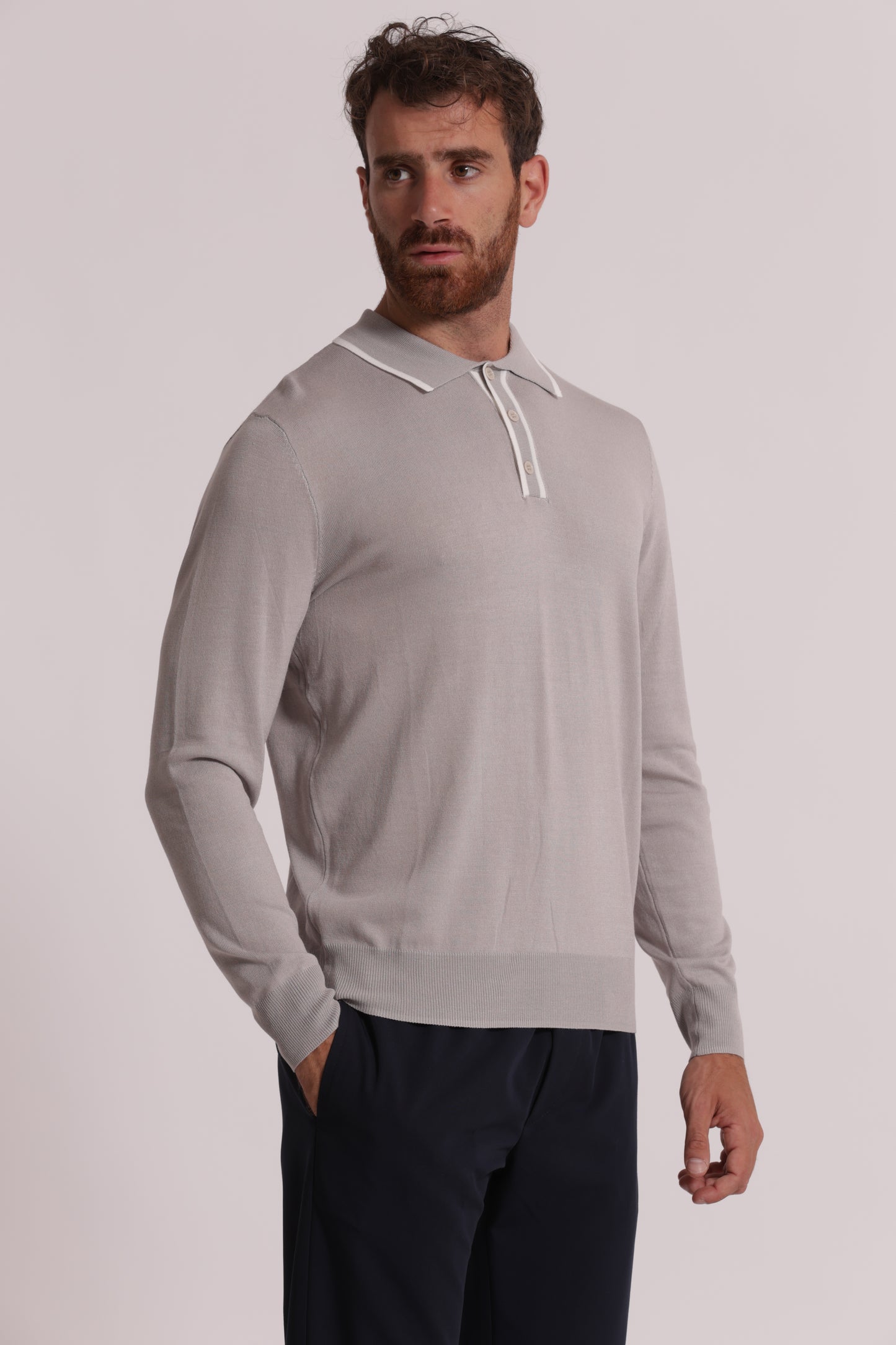 POLO IN MAGLIA IN VISCOSA