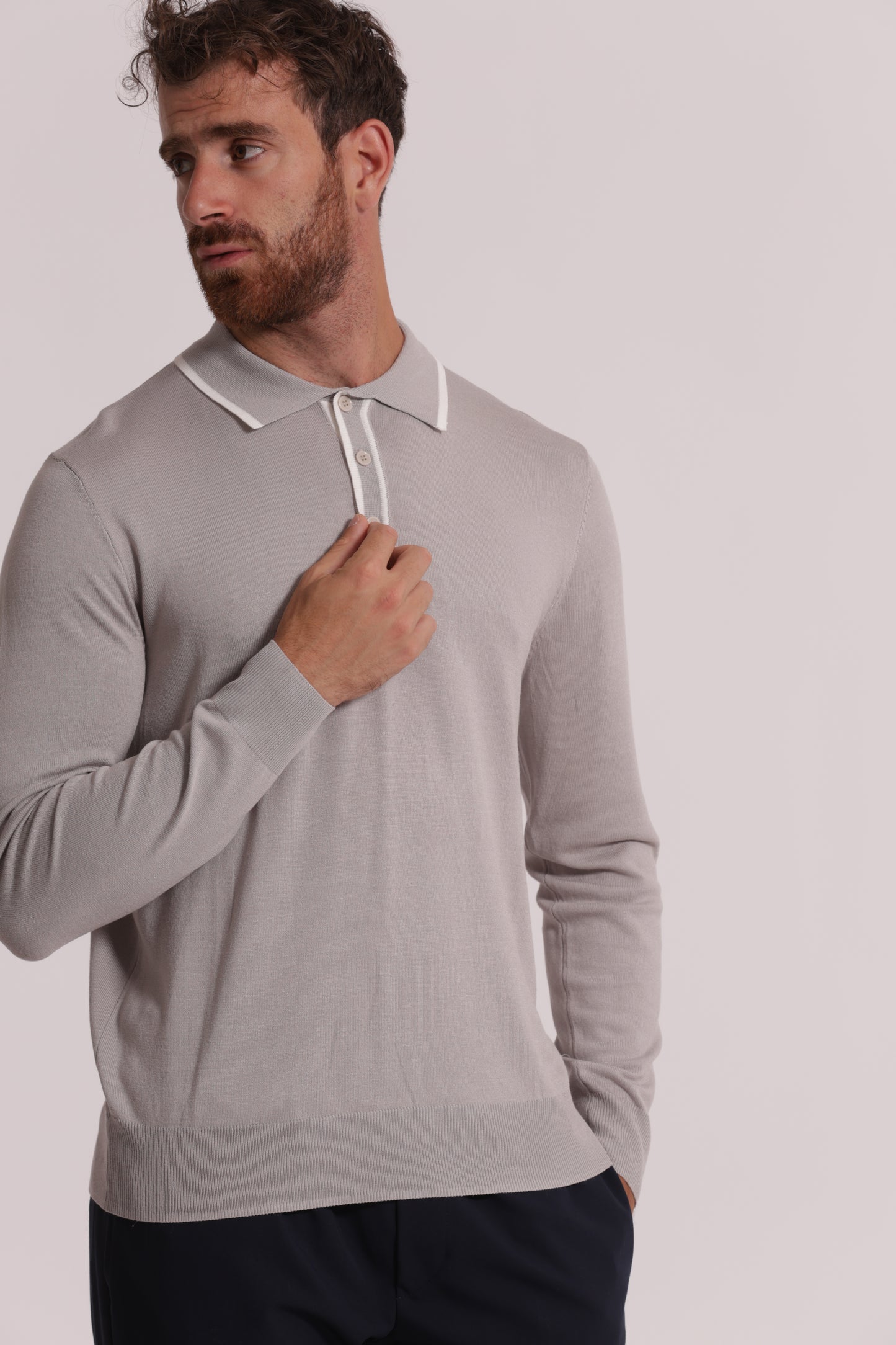 POLO IN MAGLIA IN VISCOSA