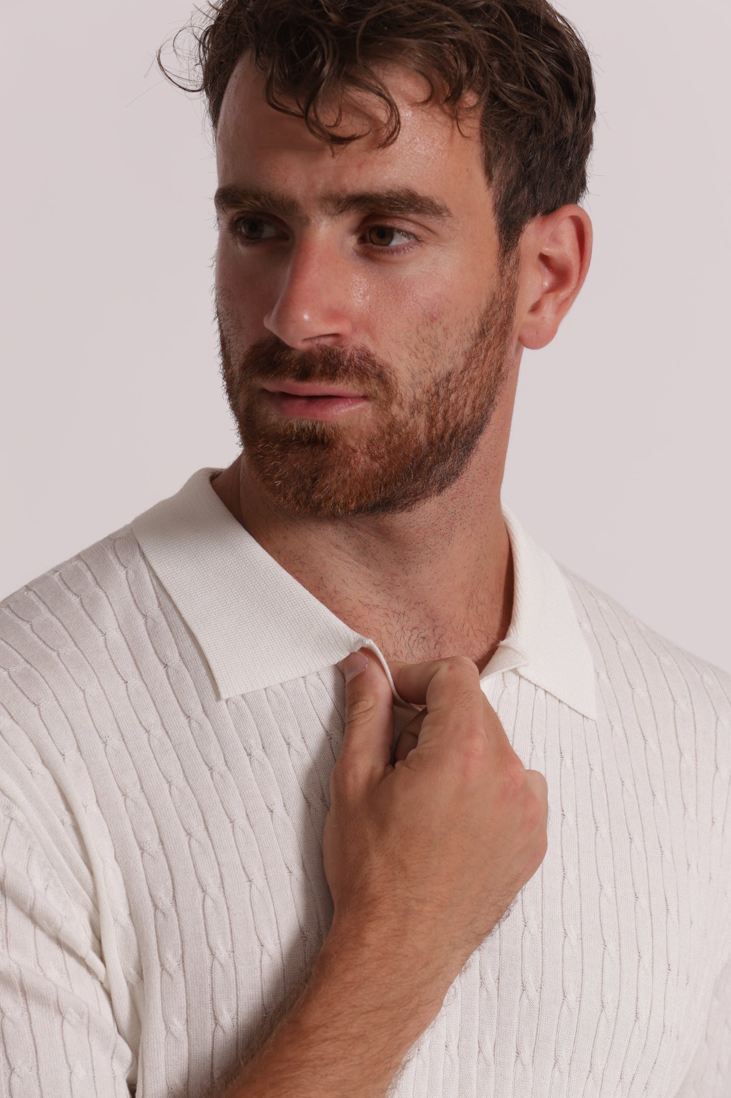 POLO IN MAGLIA TRECCE