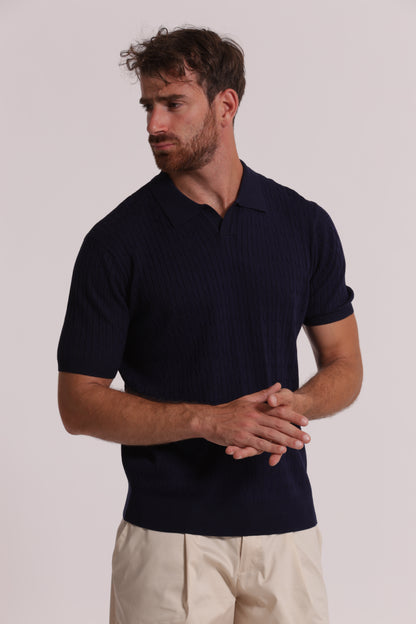 POLO IN MAGLIA TRECCE