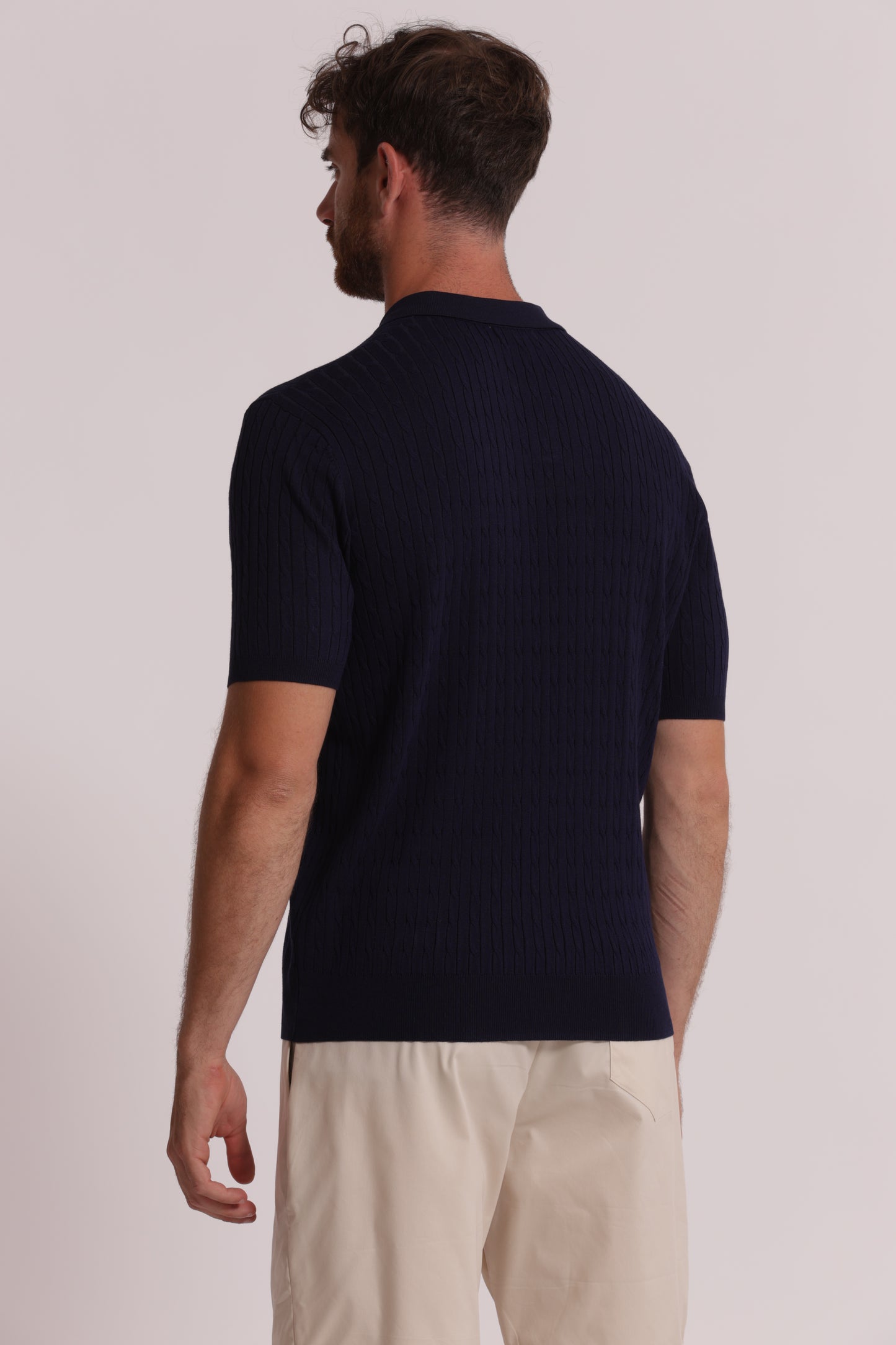 POLO IN MAGLIA TRECCE