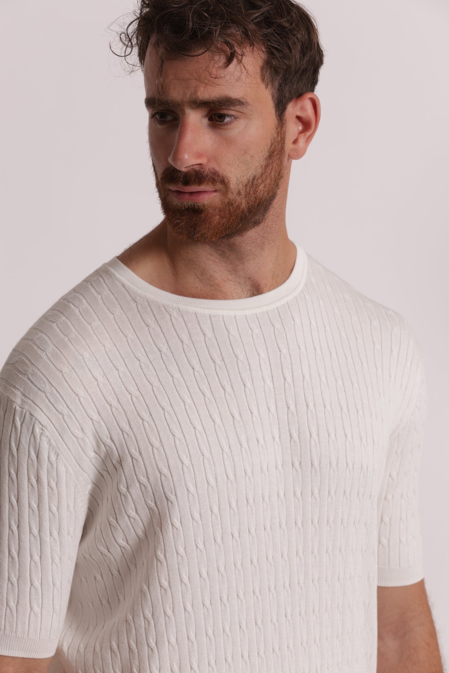 MAGLIA GIROCOLLO TRECCE