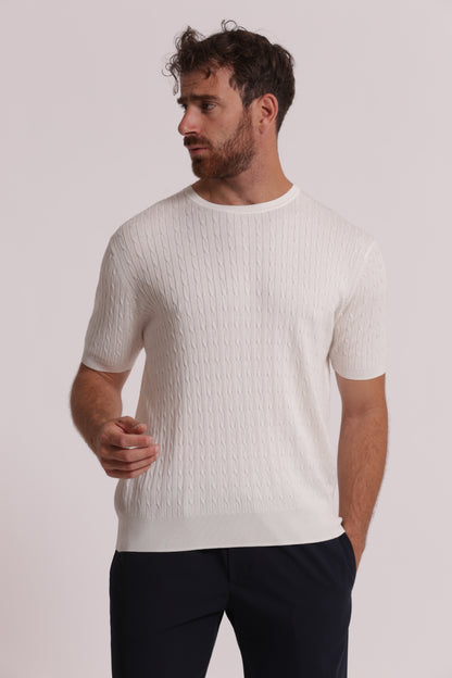 MAGLIA GIROCOLLO TRECCE