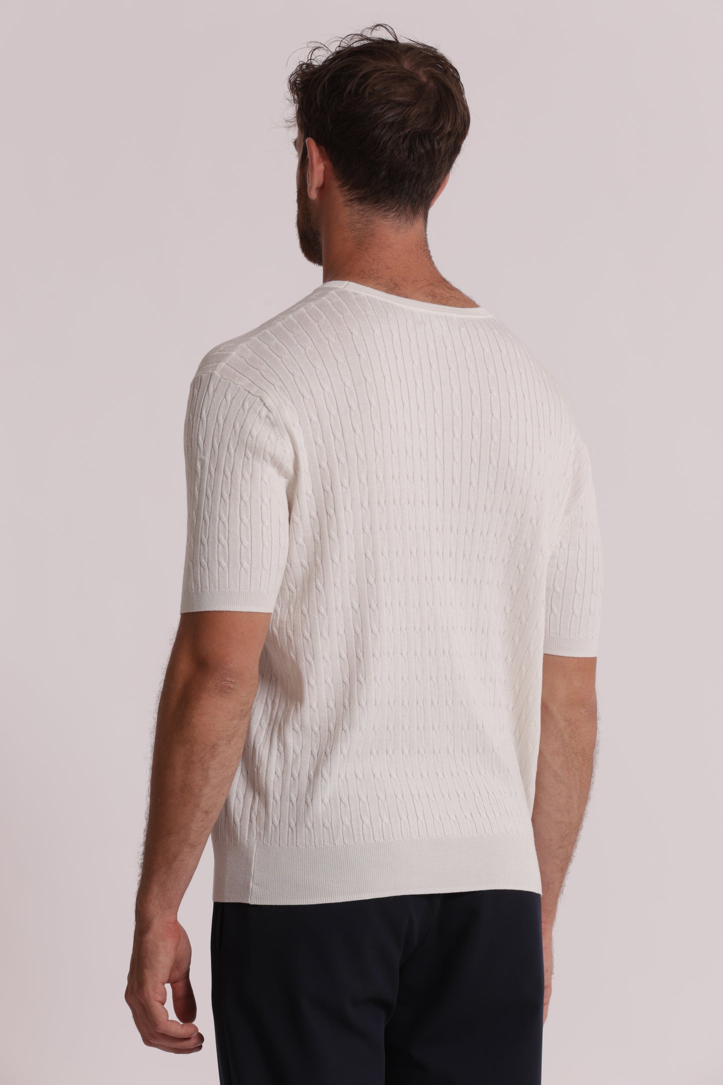 MAGLIA GIROCOLLO TRECCE