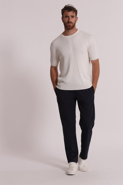 MAGLIA GIROCOLLO TRECCE